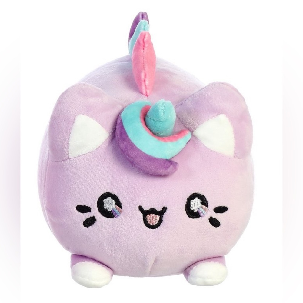 AURORA TASTY PEACH MEOWCHI LAVENDER DREAM 7” PLUSH UNICORN NWT